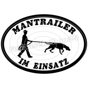 Mantrailer im Einsatz (Hund ohne Geschirr)