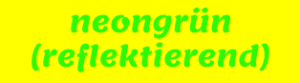 Neongrün reflektierend