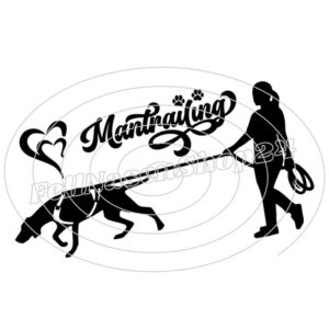 Mantrailing mit 2 Herzen