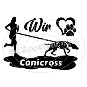 Frau - Wir lieben Canicross