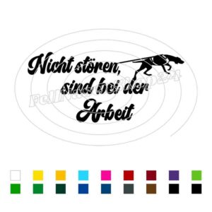 Nicht stören, sind bei der Arbeit