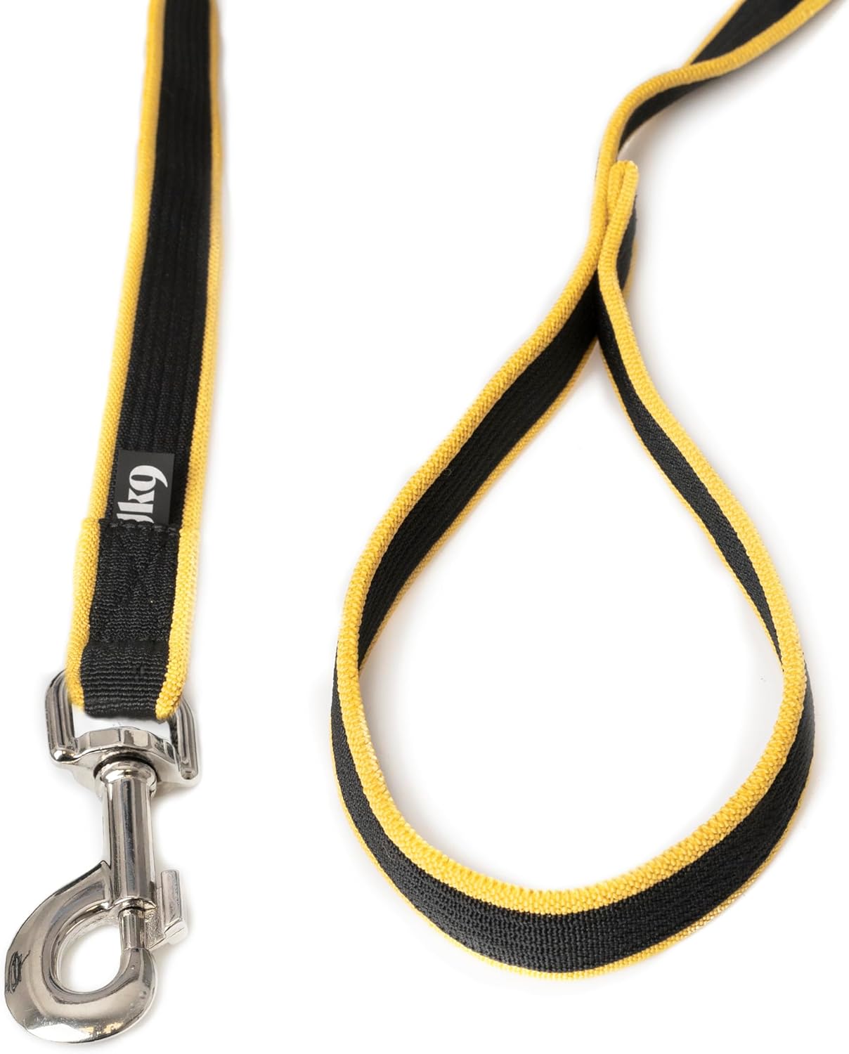 K9 Premium Joggingleine SCHWARZ | GOLD – Bild 5