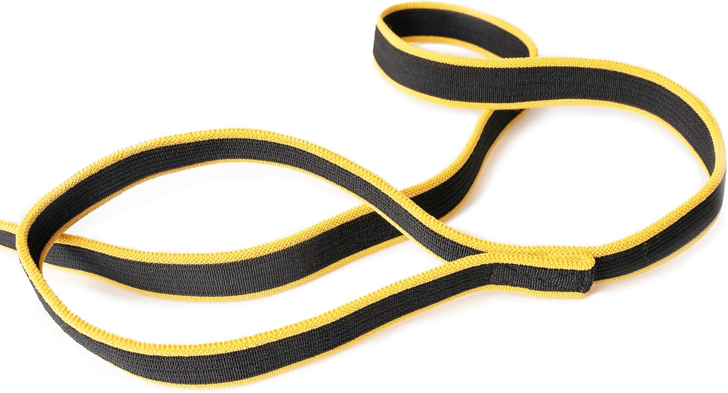 K9 Premium Joggingleine SCHWARZ | GOLD – Bild 3